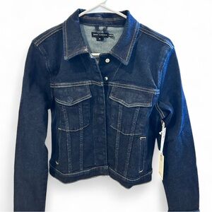 NWT Good American Dark Blue Jean Jacket, Women’s Size Small